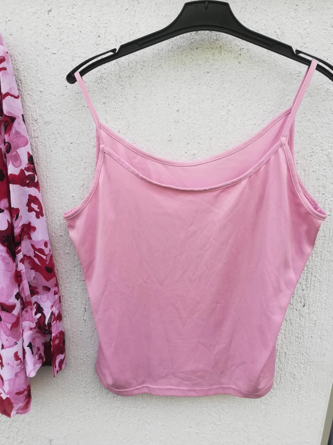 Bloemenoverhemd + Roze tanktop set maat T.L-T.46/48 – photo 3